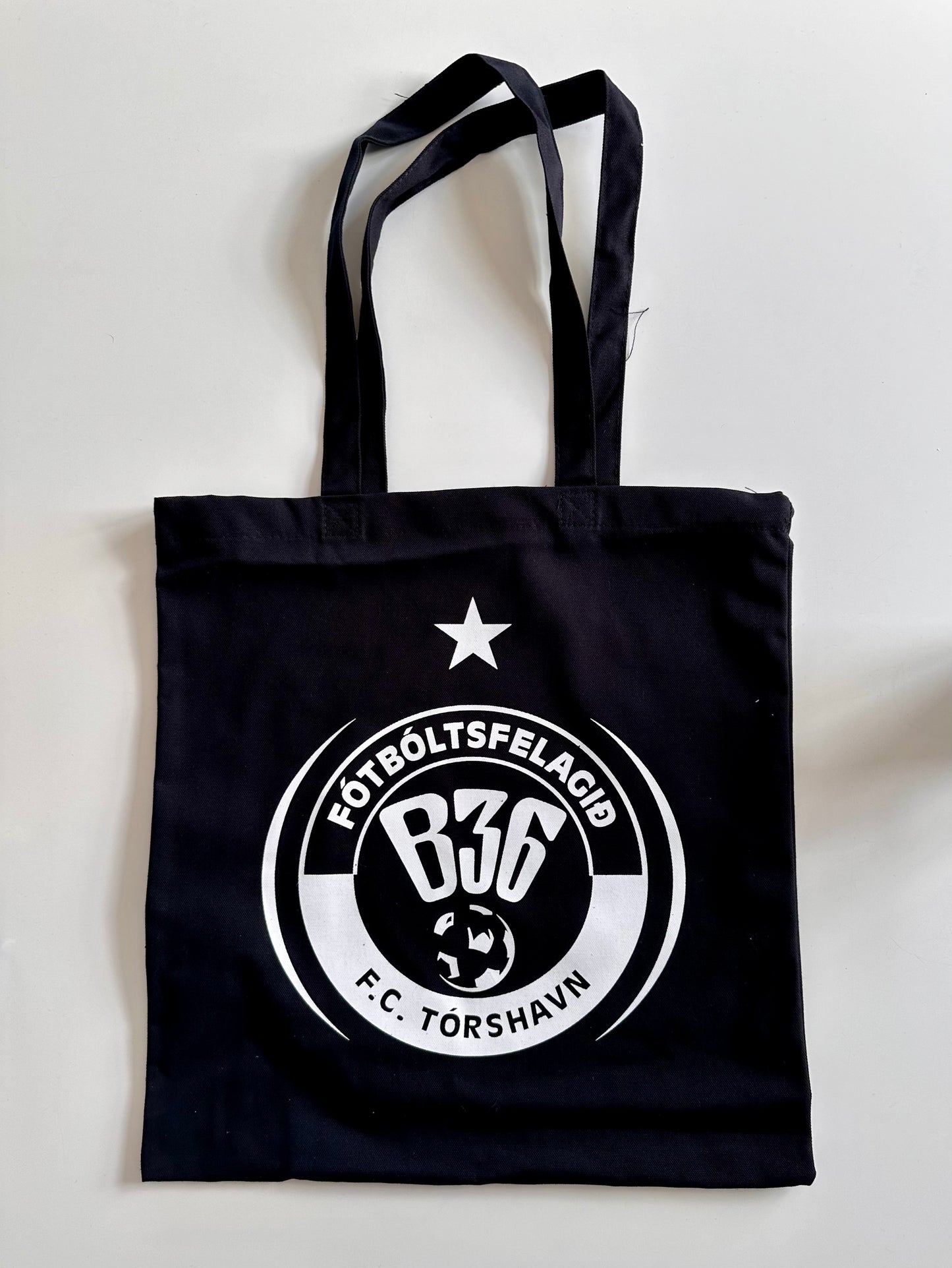 B36 innkeypsnet - bummull - svart